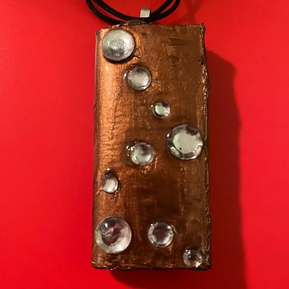 One of a Kind Seashell Boho Rare Unique Vintage Reversible Handmade Necklace - Picture 2 of 16